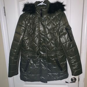 MK army Green Heavy Winter Jacket! Never Worn!
